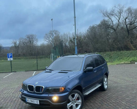 Синій БМВ Х5, об'ємом двигуна 3 л та пробігом 300 тис. км за 6500 $, фото 2 на Automoto.ua