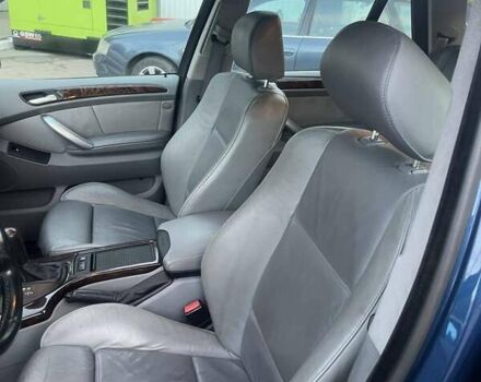 Синий БМВ Х5, объемом двигателя 3 л и пробегом 173 тыс. км за 8800 $, фото 10 на Automoto.ua