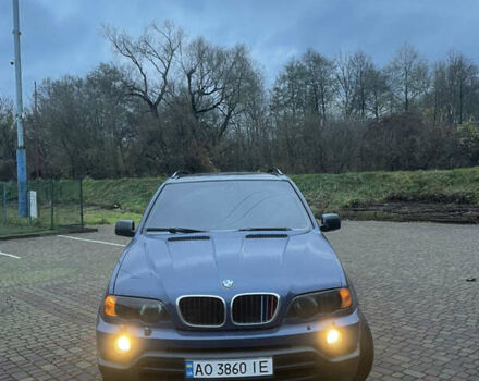 Синій БМВ Х5, об'ємом двигуна 3 л та пробігом 300 тис. км за 6500 $, фото 1 на Automoto.ua