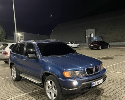 Синий БМВ Х5, объемом двигателя 2.9 л и пробегом 300 тыс. км за 6800 $, фото 1 на Automoto.ua