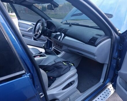 Синий БМВ Х5, объемом двигателя 3 л и пробегом 380 тыс. км за 6700 $, фото 6 на Automoto.ua