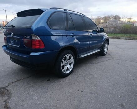 Синий БМВ Х5, объемом двигателя 3 л и пробегом 380 тыс. км за 6700 $, фото 4 на Automoto.ua