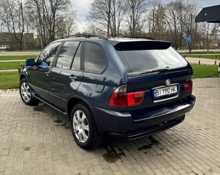 Синий БМВ Х5, объемом двигателя 3 л и пробегом 442 тыс. км за 10500 $, фото 6 на Automoto.ua