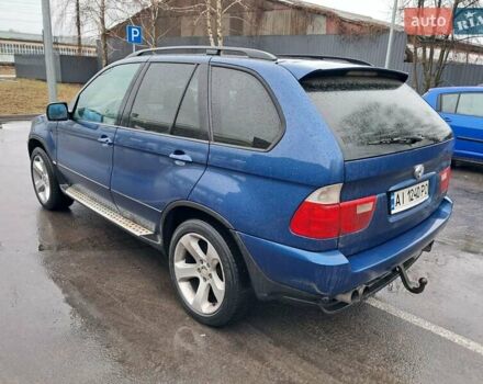 Синий БМВ Х5, объемом двигателя 4.4 л и пробегом 340 тыс. км за 6200 $, фото 4 на Automoto.ua