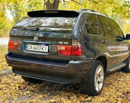 Синий БМВ Х5, объемом двигателя 3 л и пробегом 340 тыс. км за 9500 $, фото 4 на Automoto.ua