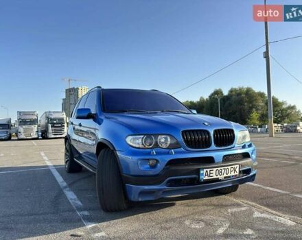 Синий БМВ Х5, объемом двигателя 4.8 л и пробегом 290 тыс. км за 12500 $, фото 1 на Automoto.ua