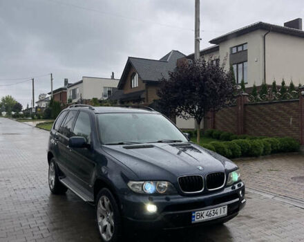 Синий БМВ Х5, объемом двигателя 3 л и пробегом 380 тыс. км за 9500 $, фото 2 на Automoto.ua