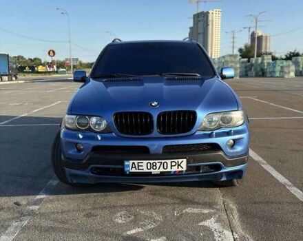Синий БМВ Х5, объемом двигателя 4.8 л и пробегом 290 тыс. км за 12500 $, фото 3 на Automoto.ua