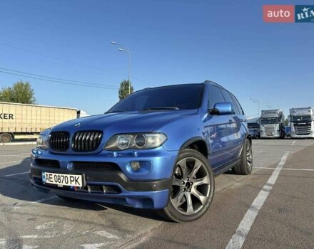 Синий БМВ Х5, объемом двигателя 4.8 л и пробегом 290 тыс. км за 12500 $, фото 2 на Automoto.ua