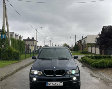 Синий БМВ Х5, объемом двигателя 3 л и пробегом 380 тыс. км за 9500 $, фото 1 на Automoto.ua