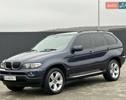 Синий БМВ Х5, объемом двигателя 3 л и пробегом 343 тыс. км за 9399 $, фото 2 на Automoto.ua