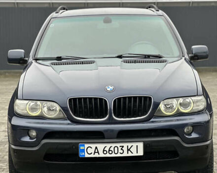 Синий БМВ Х5, объемом двигателя 3 л и пробегом 343 тыс. км за 9399 $, фото 1 на Automoto.ua