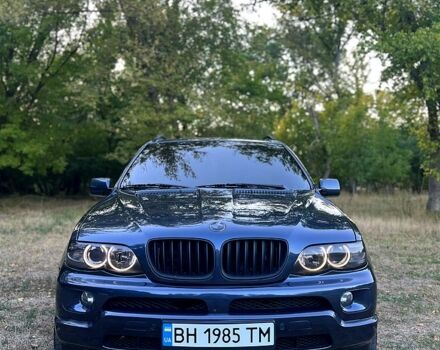 Синий БМВ Х5, объемом двигателя 3 л и пробегом 304 тыс. км за 11950 $, фото 2 на Automoto.ua