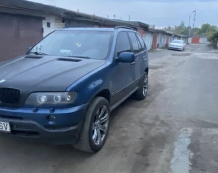 Синій БМВ Х5, об'ємом двигуна 3 л та пробігом 260 тис. км за 4800 $, фото 3 на Automoto.ua