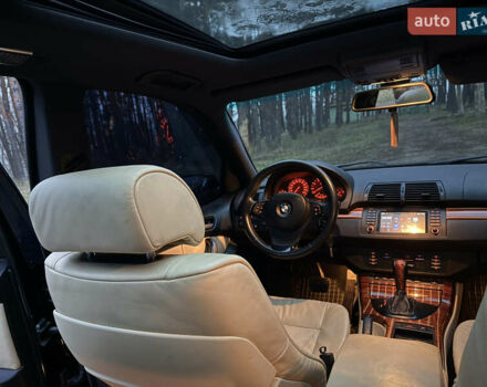 Синий БМВ Х5, объемом двигателя 3 л и пробегом 333 тыс. км за 9700 $, фото 19 на Automoto.ua