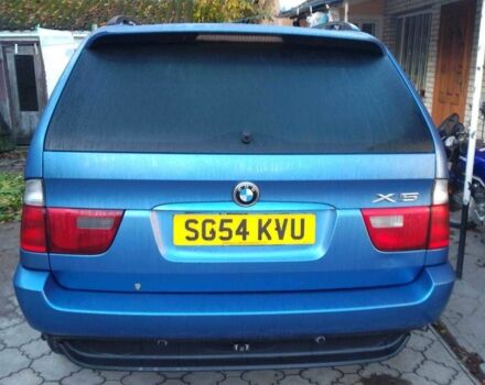 Синий БМВ Х5, объемом двигателя 3 л и пробегом 220 тыс. км за 4500 $, фото 1 на Automoto.ua