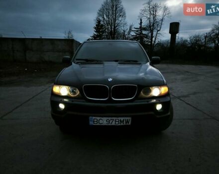 Синий БМВ Х5, объемом двигателя 3 л и пробегом 420 тыс. км за 5100 $, фото 5 на Automoto.ua