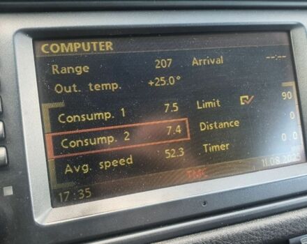 Синий БМВ Х5, объемом двигателя 3 л и пробегом 280 тыс. км за 5200 $, фото 7 на Automoto.ua