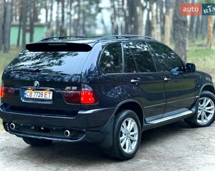 Синий БМВ Х5, объемом двигателя 3 л и пробегом 333 тыс. км за 9700 $, фото 2 на Automoto.ua