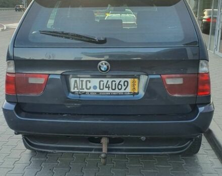 Синий БМВ Х5, объемом двигателя 3 л и пробегом 280 тыс. км за 5200 $, фото 2 на Automoto.ua
