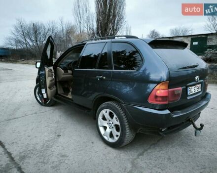 Синий БМВ Х5, объемом двигателя 3 л и пробегом 420 тыс. км за 5100 $, фото 3 на Automoto.ua