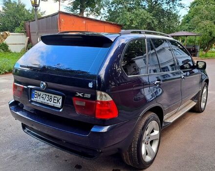 Синий БМВ Х5, объемом двигателя 3 л и пробегом 343 тыс. км за 12300 $, фото 5 на Automoto.ua