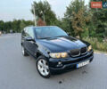 Синий БМВ Х5, объемом двигателя 3 л и пробегом 350 тыс. км за 7650 $, фото 1 на Automoto.ua