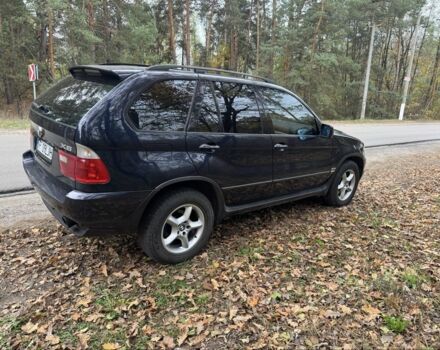 Синий БМВ Х5, объемом двигателя 3 л и пробегом 230 тыс. км за 4600 $, фото 1 на Automoto.ua