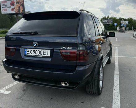 Синий БМВ Х5, объемом двигателя 3 л и пробегом 318 тыс. км за 13999 $, фото 2 на Automoto.ua