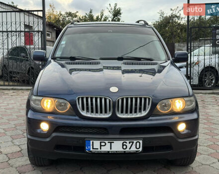 Синій БМВ Х5, об'ємом двигуна 3 л та пробігом 340 тис. км за 6299 $, фото 1 на Automoto.ua