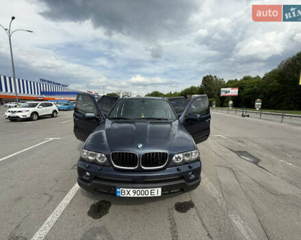 Синий БМВ Х5, объемом двигателя 3 л и пробегом 318 тыс. км за 13999 $, фото 3 на Automoto.ua