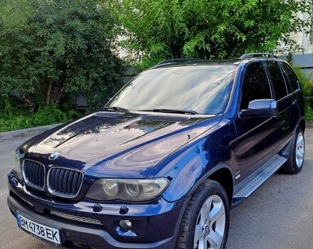 Синий БМВ Х5, объемом двигателя 3 л и пробегом 343 тыс. км за 12300 $, фото 2 на Automoto.ua