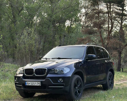 Синий БМВ Х5, объемом двигателя 3 л и пробегом 300 тыс. км за 12900 $, фото 1 на Automoto.ua