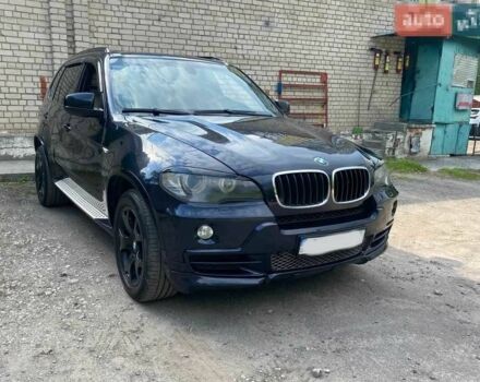 Синий БМВ Х5, объемом двигателя 4.8 л и пробегом 260 тыс. км за 13000 $, фото 2 на Automoto.ua