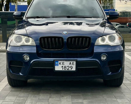 Синий БМВ Х5, объемом двигателя 3 л и пробегом 215 тыс. км за 18000 $, фото 1 на Automoto.ua