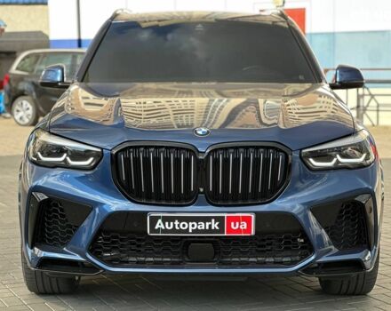 Синій БМВ Х5, об'ємом двигуна 3 л та пробігом 121 тис. км за 48490 $, фото 1 на Automoto.ua