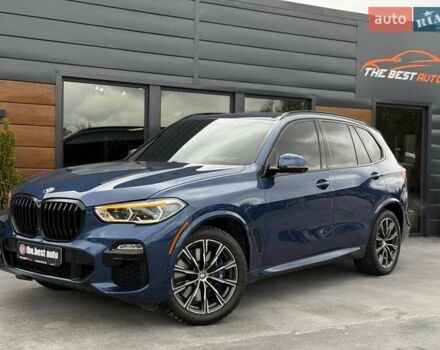 Синий БМВ Х5, объемом двигателя 3 л и пробегом 122 тыс. км за 46999 $, фото 2 на Automoto.ua