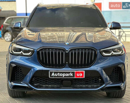 Синій БМВ Х5, об'ємом двигуна 3 л та пробігом 121 тис. км за 48490 $, фото 1 на Automoto.ua