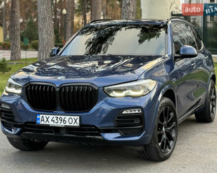 Синій БМВ Х5, об'ємом двигуна 3 л та пробігом 92 тис. км за 45999 $, фото 3 на Automoto.ua