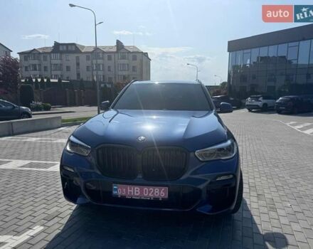 Синий БМВ Х5, объемом двигателя 3 л и пробегом 110 тыс. км за 50500 $, фото 1 на Automoto.ua