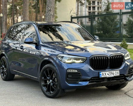 Синій БМВ Х5, об'ємом двигуна 3 л та пробігом 92 тис. км за 45999 $, фото 5 на Automoto.ua
