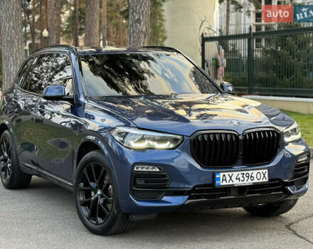 Синій БМВ Х5, об'ємом двигуна 3 л та пробігом 92 тис. км за 45999 $, фото 4 на Automoto.ua
