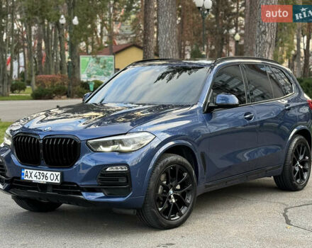 Синій БМВ Х5, об'ємом двигуна 3 л та пробігом 92 тис. км за 45999 $, фото 2 на Automoto.ua