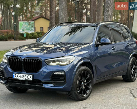 Синій БМВ Х5, об'ємом двигуна 3 л та пробігом 92 тис. км за 45999 $, фото 1 на Automoto.ua