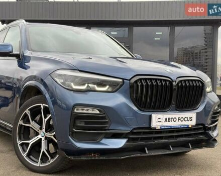 Синий БМВ Х5, объемом двигателя 4.39 л и пробегом 82 тыс. км за 58990 $, фото 1 на Automoto.ua