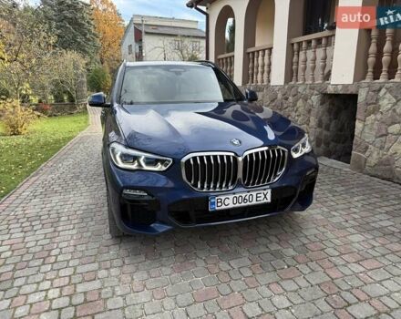 Синій БМВ Х5, об'ємом двигуна 3 л та пробігом 109 тис. км за 64500 $, фото 1 на Automoto.ua