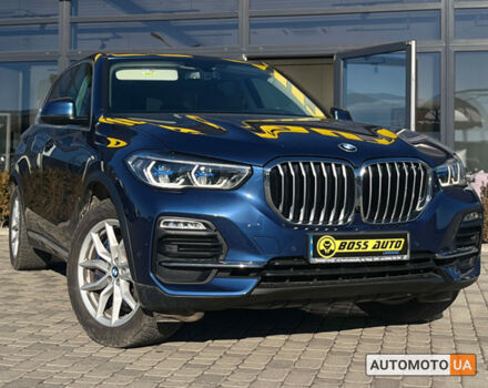 Синий БМВ Х5, объемом двигателя 3 л и пробегом 110 тыс. км за 56999 $, фото 1 на Automoto.ua