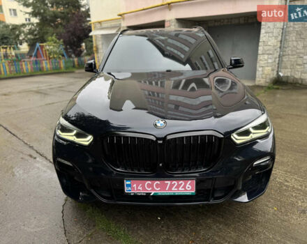 Синий БМВ Х5, объемом двигателя 3 л и пробегом 112 тыс. км за 51000 $, фото 2 на Automoto.ua