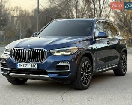Синій БМВ Х5, об'ємом двигуна 3 л та пробігом 90 тис. км за 48000 $, фото 1 на Automoto.ua