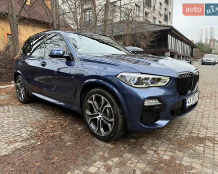 Синий БМВ Х5, объемом двигателя 3 л и пробегом 86 тыс. км за 60000 $, фото 2 на Automoto.ua